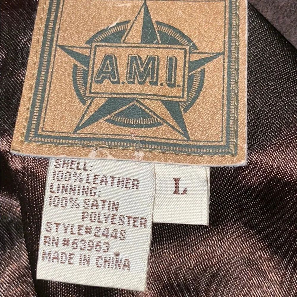 AMI brown suede top button up - Picture 2 of 7